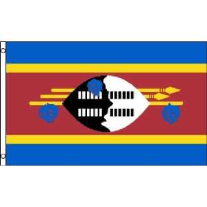  Swaziland 3ft x 5ft Printed Printed Polyester Flag Patio 