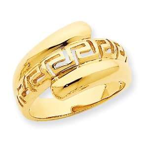  14k High Polished Greek Dome Ring Jewelry