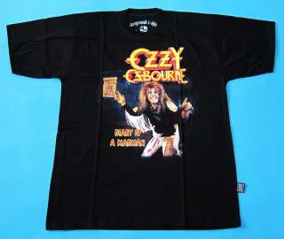 Ozzy Osbourne   Diary of a Madman T shirt size L NEW  