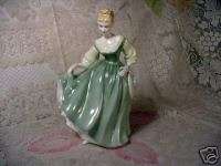 Royal Doulton Figurine Fair Lady green dress  