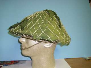 b0539 Vietnam VC Viet Minh style cloth covered wicker helmet with 