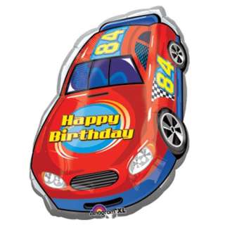 Race Car Birthday 28 Foil Balloon