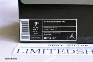   Air Jordan 10 X Retro OLD ROYAL TXT blue xi chicago concord stealth ds