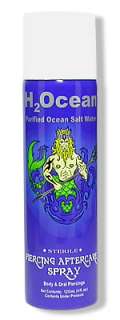 H2Ocean   Purified Ocean Saltwater Piercing Aftercare  