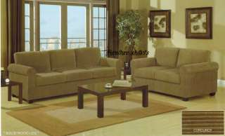 Pieces Sofas w Love Seat Couch Set Suede Living Room Furniture HOT 