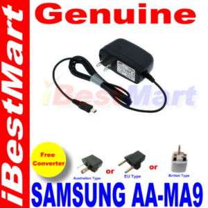 Genuine Samsung AA MA9 AC Adapter HMX H200 HMX H204 DV  