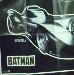   BATMAN posters Batman logo & the BATMOBILE Large sizes, new  