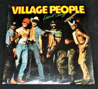 Village People Live and Sleazy 2 Vinyl Record Albums LP  