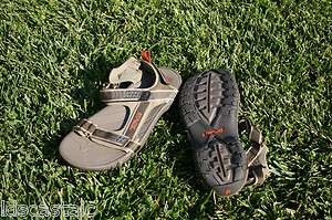 Mens TEVA TANZA Velcro Sport Sandals COVERT GREEN Water Shoes Sizes 10 
