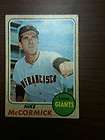 1968 topps 400 mike mccormick vintage giants ex 