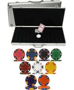 TRI COLOR ACE KING CLAY 14gm 500 Chip Poker Set   NEW  