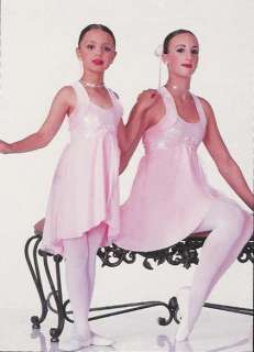 BLUSH Ballet Lyrical Dance Dress Costume New Adult Lg.  