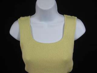 INC Yellow Tank Top And Shorts Outfit Sz M  