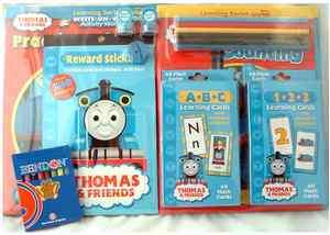 Thomas & Friends Train Learning Set, Stickers, Books, Writing Board 