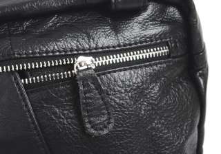 Jasminesmart Wholesale Genuine Cowhide Leather Messenger Backpack 