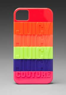JUICY COUTURE Stackable iPhone Case in Neon Multi  