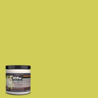 BEHR Ultra 8 Oz. Grape Green Interior/Exterior Paint and Primer in One 