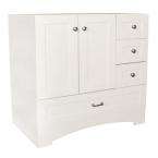    Manchester 36 in. Vanity Cabinet Only in Vanilla customer 
