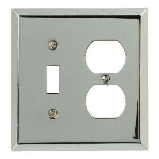 Amerelle 2 Gang Chrome Triple Toggle Switch Wall Plate 161TD at The 