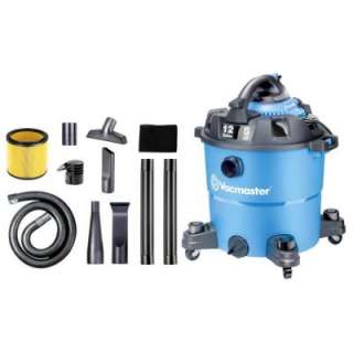Vacmaster 12 Gallon 5HP Wet/Dry Vacuum with Detachable Blower VBV1210 