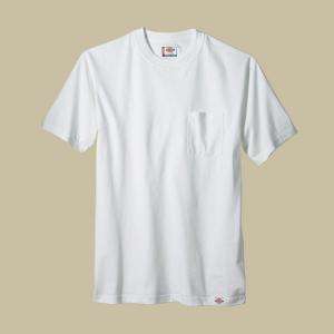Dickies Large White Pocket T Shirts (2 pack) 1144624WHL at The Home 