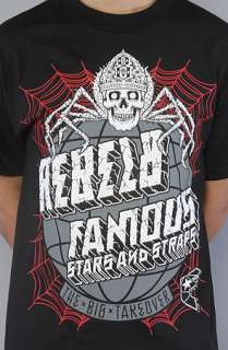 Famous x REBEL8 The Big Takeover Tee in BlackLimited Edition 