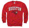 Houston Cougars Red Perennial II Crewneck Sweatshirt