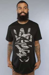 WeSC The Overlay Pattern Tee in Black  Karmaloop   Global 