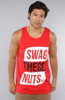 Beasted The Swag These Nuts Tank in Red  Karmaloop   Global 