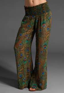 SHOW ME YOUR MUMU Tipsy Pant in Peacock  