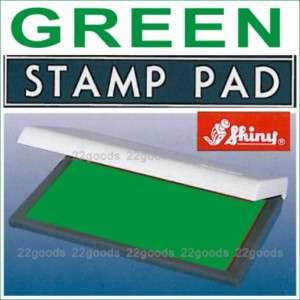 Ink Pad Inkpad Stamp Rubber dater GREEN color colour  