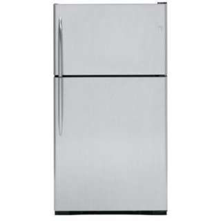 GE Profile 21.7 Cu. Ft. Top Freezer Refrigerator in Stainless Steel 