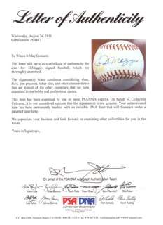 Joe DiMaggio Autographed Signed AL Baseball PSA/DNA #P00467  