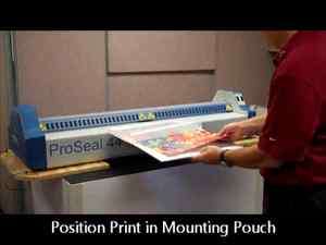   Mounting Pouches Matte 36x48 for ProSeal, Phoenix & roll laminator