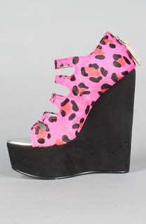 Senso Diffusion The Rush Shoe in Pink Leopard Hair  Karmaloop 