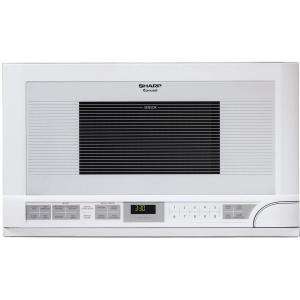 Sharp 1.5 cu. ft. Over the Counter Microwave in White R1211T at The 