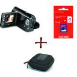 Mustek DV316L 3MP Schwarz digitalen Camcorder + 2GB + Case Bundle