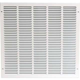    GRILLE20 in. x 20 in. White Return Air Vent Grille with Fixed Blades