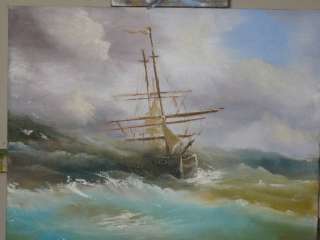 ART LESSON DVD   SAILING SHIP IN A STORM  