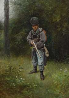 Jäger Kaiserjäger Uniform Königgrätz Gewehr Biedermeier  