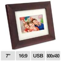 This digital picture frame displays awesome photos on its 7 inch 