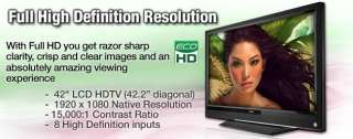 Vizio VO420E 42 LCD HDTV   1080p, 1920x1080, 150001 Dynamic, 5ms, 3x 