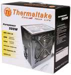 ThermalTake / PurePower W0100RU / 500 Watt / ATX 2.0 / 120mm Fan / 20 