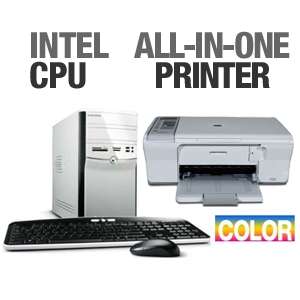 eMachines ET1810 01 Desktop PC & HP F4280 Printer Bundle at 