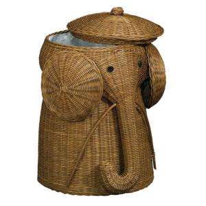 Home Decorators Collection Elephant Brown Laundry Hamper 4689220820 at 