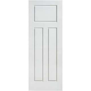   In. X 80 In. White 3 Panel Interior Slab Door 10546 