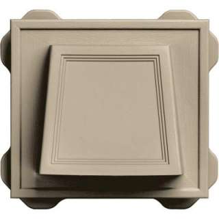 Builders Edge 4 In. Hooded Dryer Vent #085 Clay 140116774085 at The 