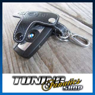Schlüsseltasche Schlüsseletui Schlüssel ECHT LEDER Weiss BMW 3er 