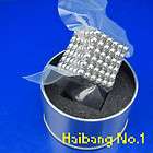 Neo Magnetic Ball Cube 216 Cubes 5mm Puzzle Magnet W/BO