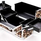 Leopard Kosmetikkoffer Friseurkoffer Nail Art Koffer Beauty case NEU